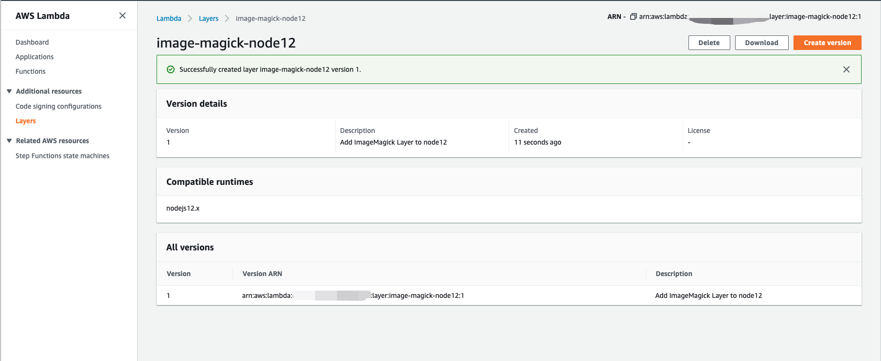 add_imagemagick_layer_to_lambda_node12_success.png